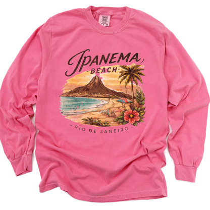 Ipanema - Comfort Colors Long Sleeve Premium T Shirt