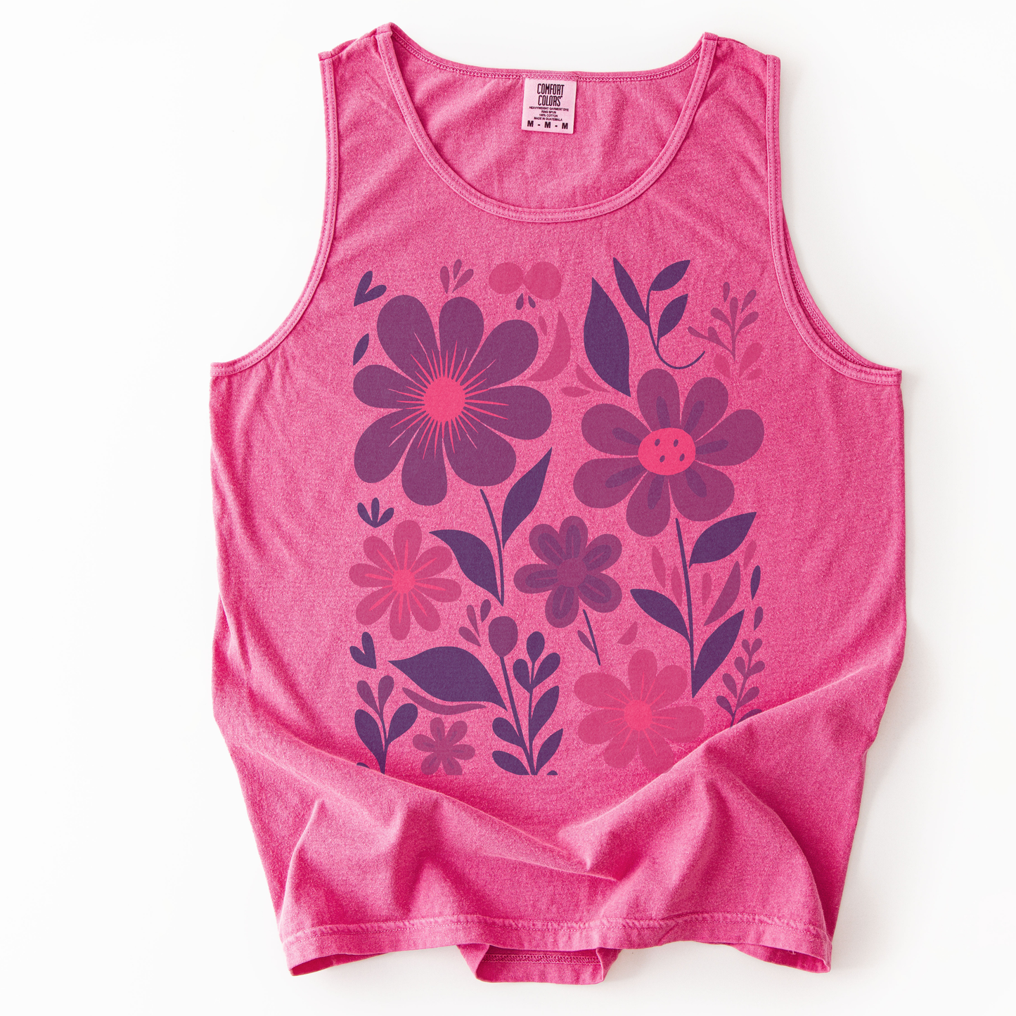 Floral Riot - Comfort Colors Premium Tank Top