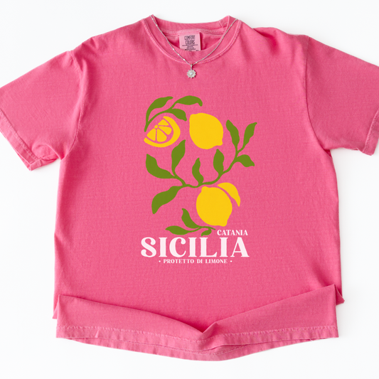 Sicilia Catania -  Comfort Colors Relaxed Fit Premium T Shirt