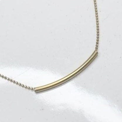 Threaded Brass Beaded Layering Focal Necklaces On Ball Chain