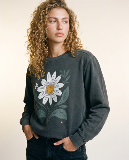 Daisy Days - Comfort Colors Premium Heavyweight Sweatshirt