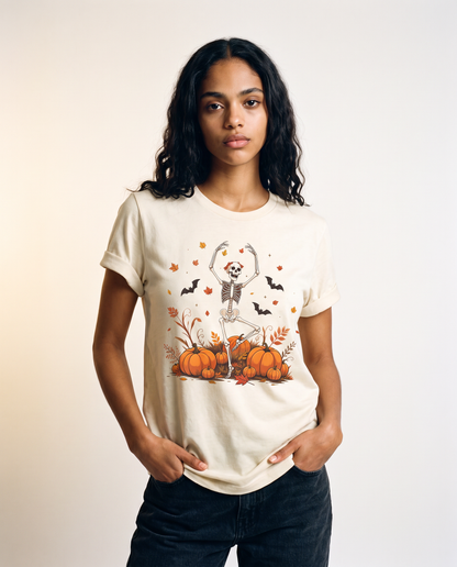 Dancing in the Pumpkin Patch - Bella Canvas Super Soft Straight Cut T shirt