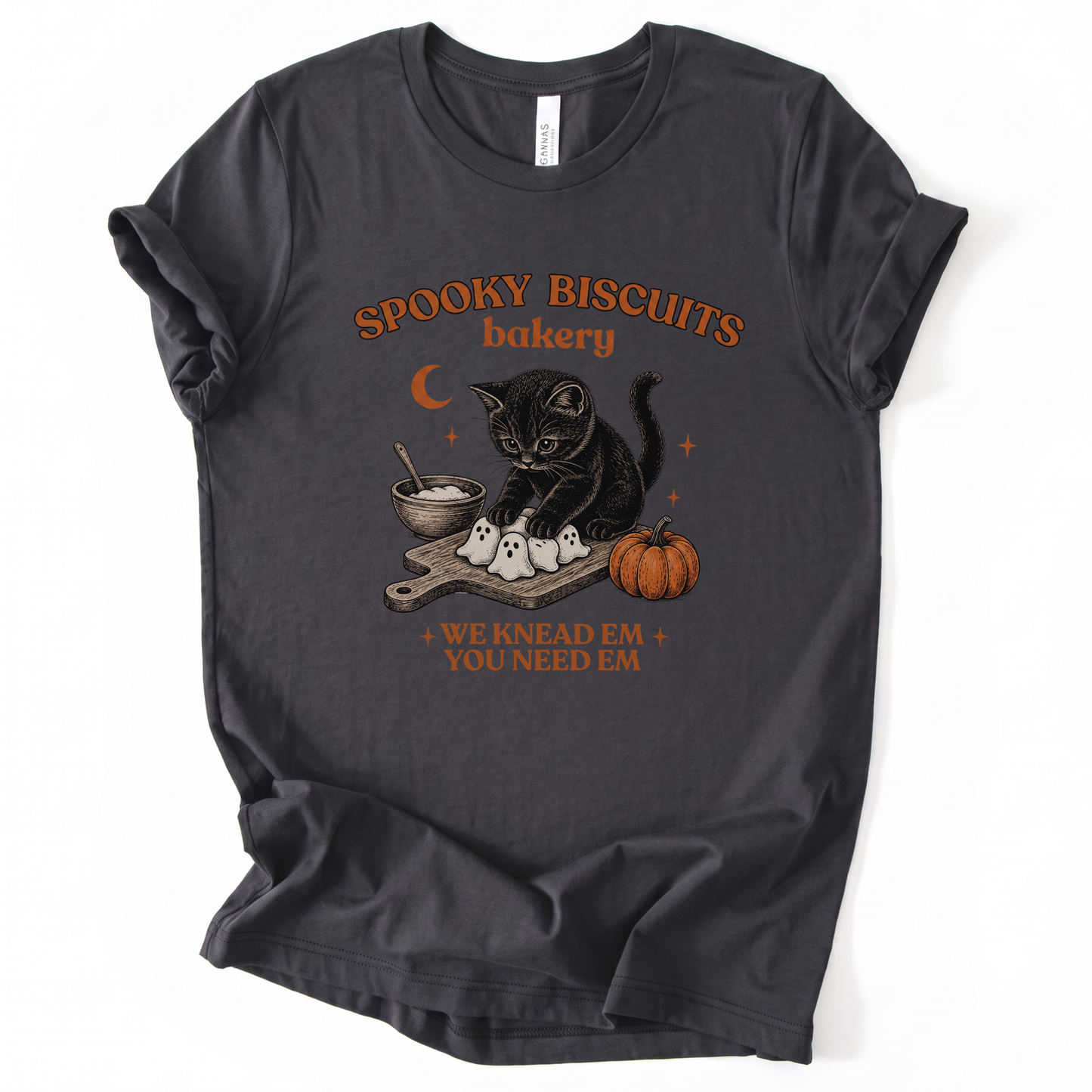 Spooky Biscuit Bakery - Bella Canvas Super Soft Straight Cut T shirt