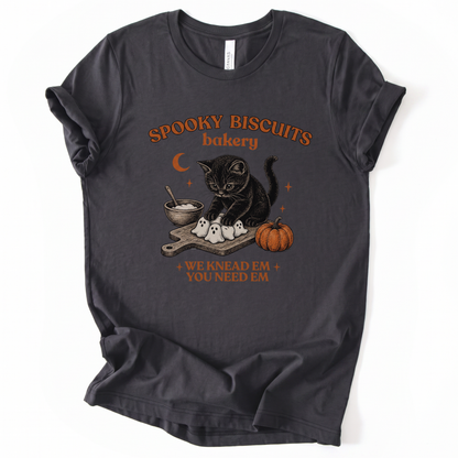 Spooky Biscuit Bakery - Bella Canvas Super Soft Straight Cut T shirt