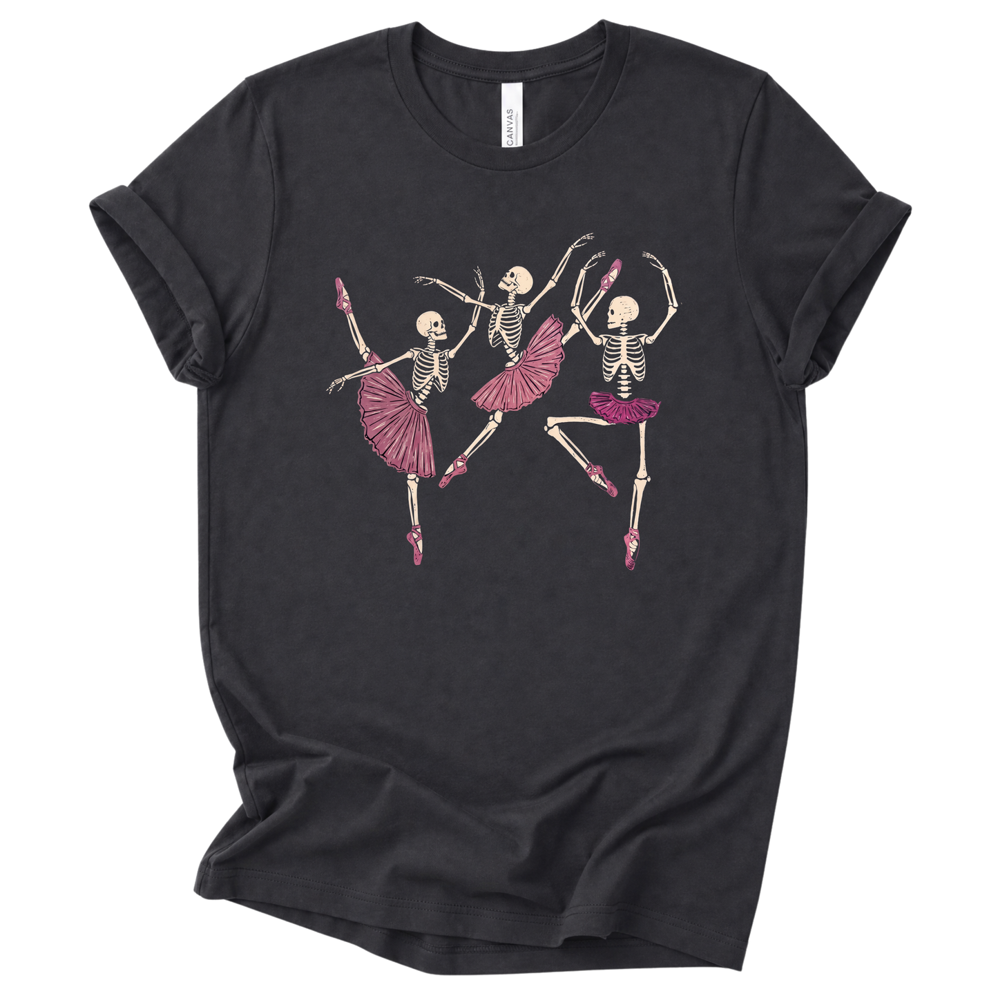 Skeleton Patch - Bella Canvas Super Soft Straight Cut T shirt