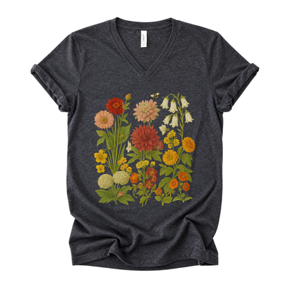 Secret Garden - Bella Canvas Short Sleeve V Neck