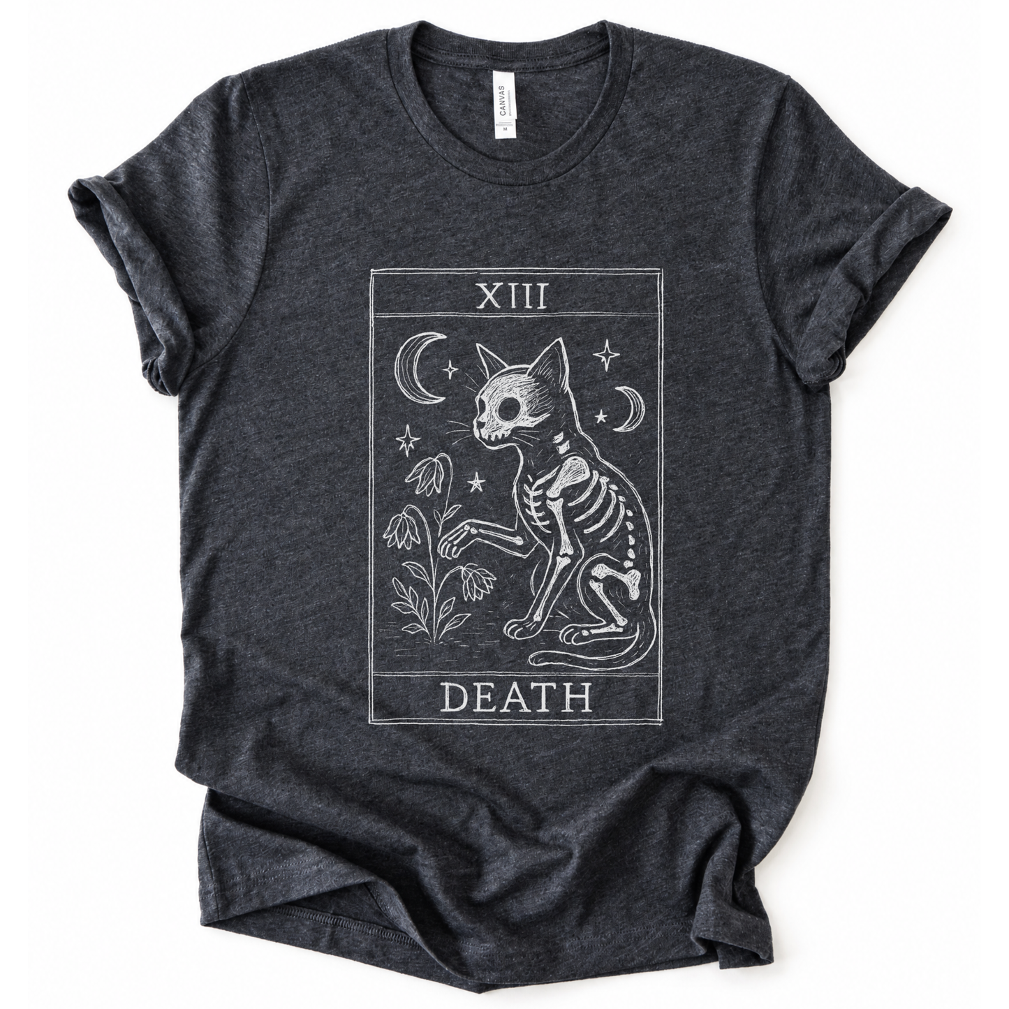 Tarot Card of Death - Bella Canvas Super Soft Straight Cut T shirt