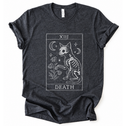 Tarot Card of Death - Bella Canvas Super Soft Straight Cut T shirt