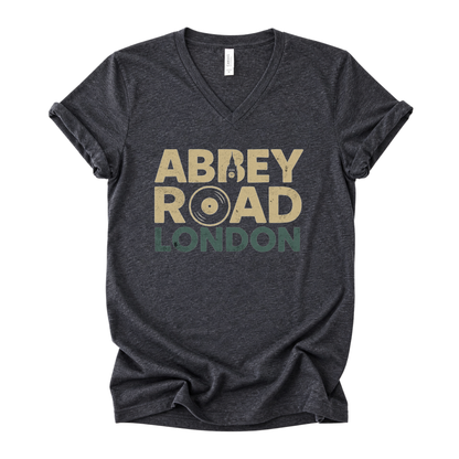 Abbey Road London - Short Sleeve V-Neck Tee