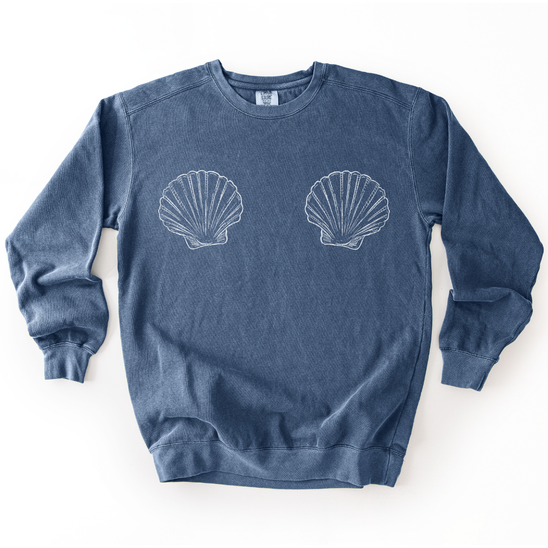 She Shells - Comfort Colors Premium Heavyweight Sweatshirt
