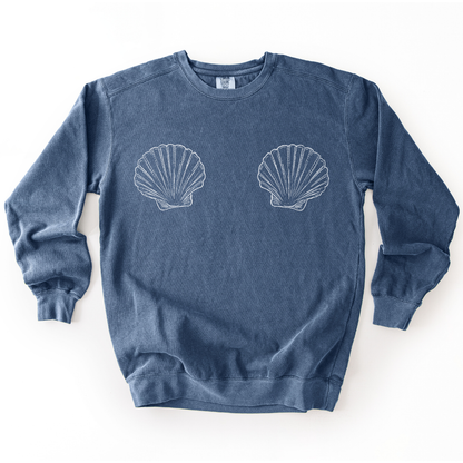 She Shells - Comfort Colors Premium Heavyweight Sweatshirt