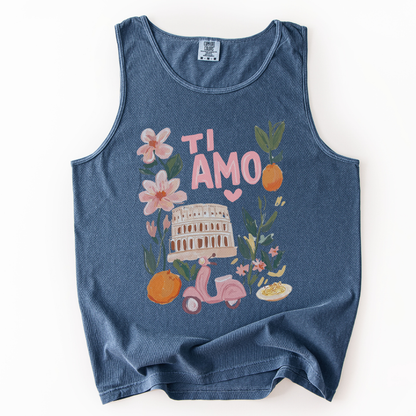 Ti Amo - Comfort Colors Premium Tank Top