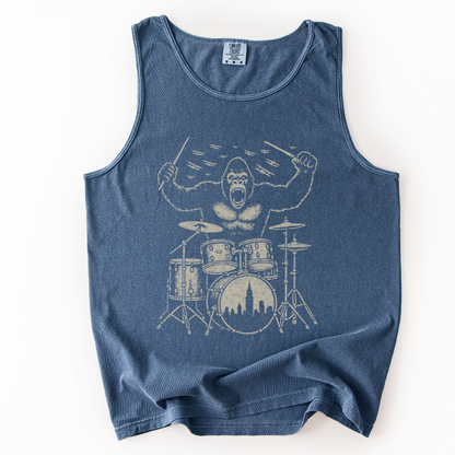King Kong's Drum Solo - Comfort Colors Premium Tank Top