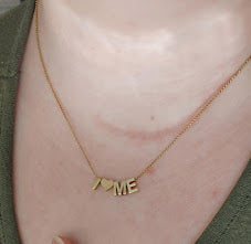 I❤️Me Self Love Affirmation Brass Beaded Charm Necklace