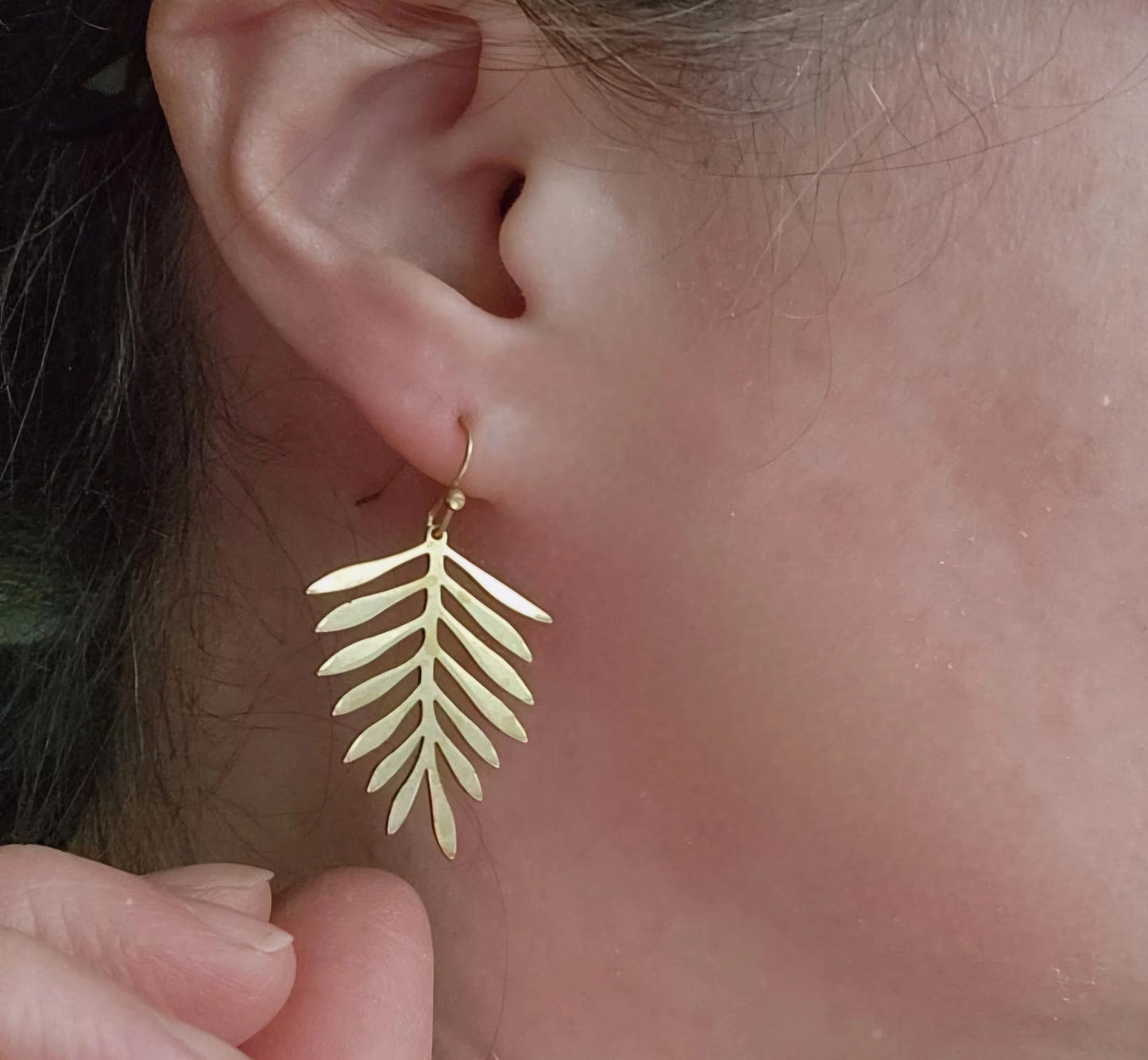 Brass Fern Leaf