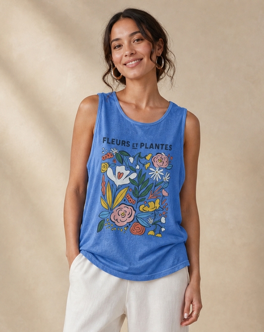 Fleurs Et Plantes - Comfort Colors Premium Tank Top