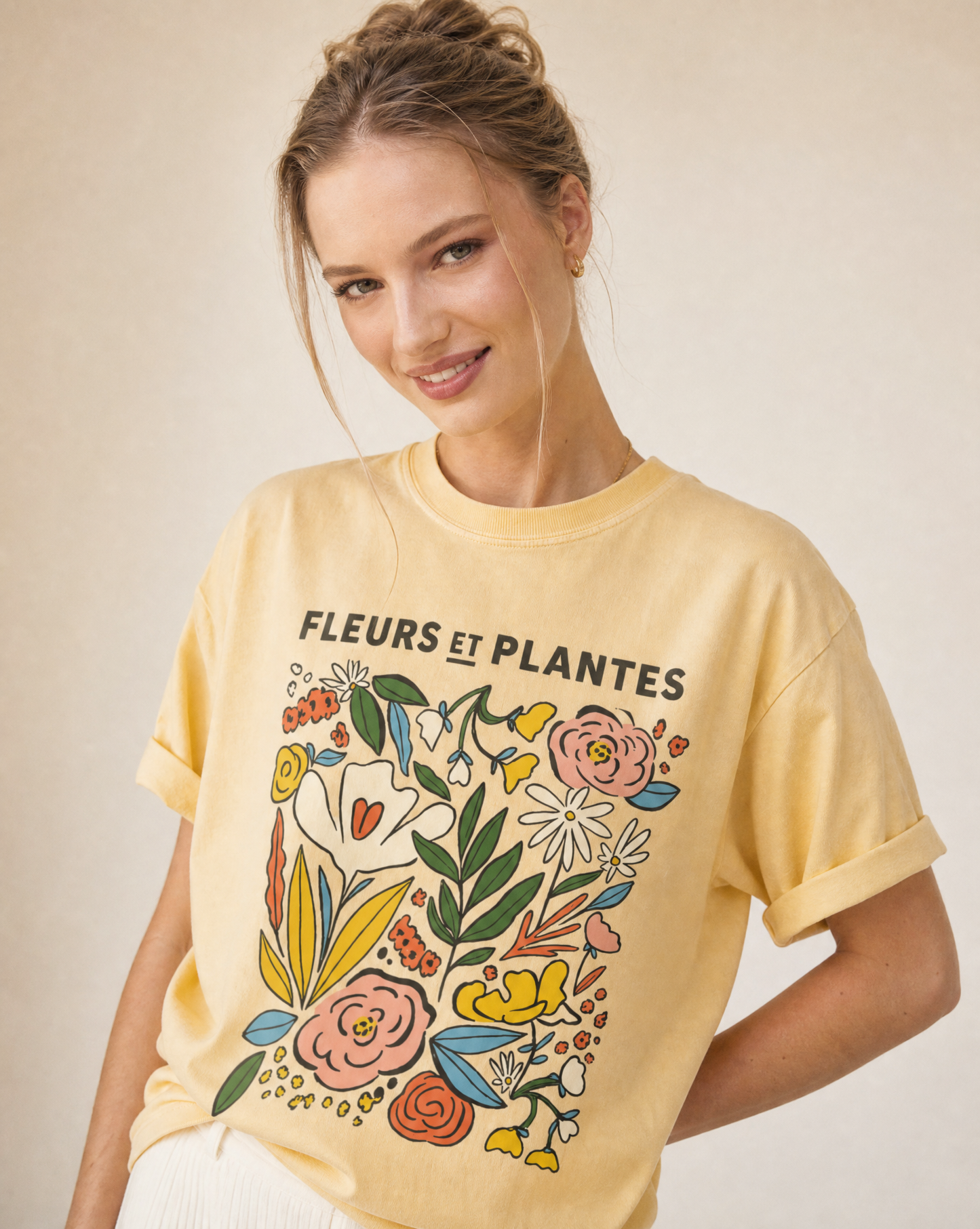 Fleurs Et Plantes -  Comfort Colors Relaxed Fit Premium T Shirt