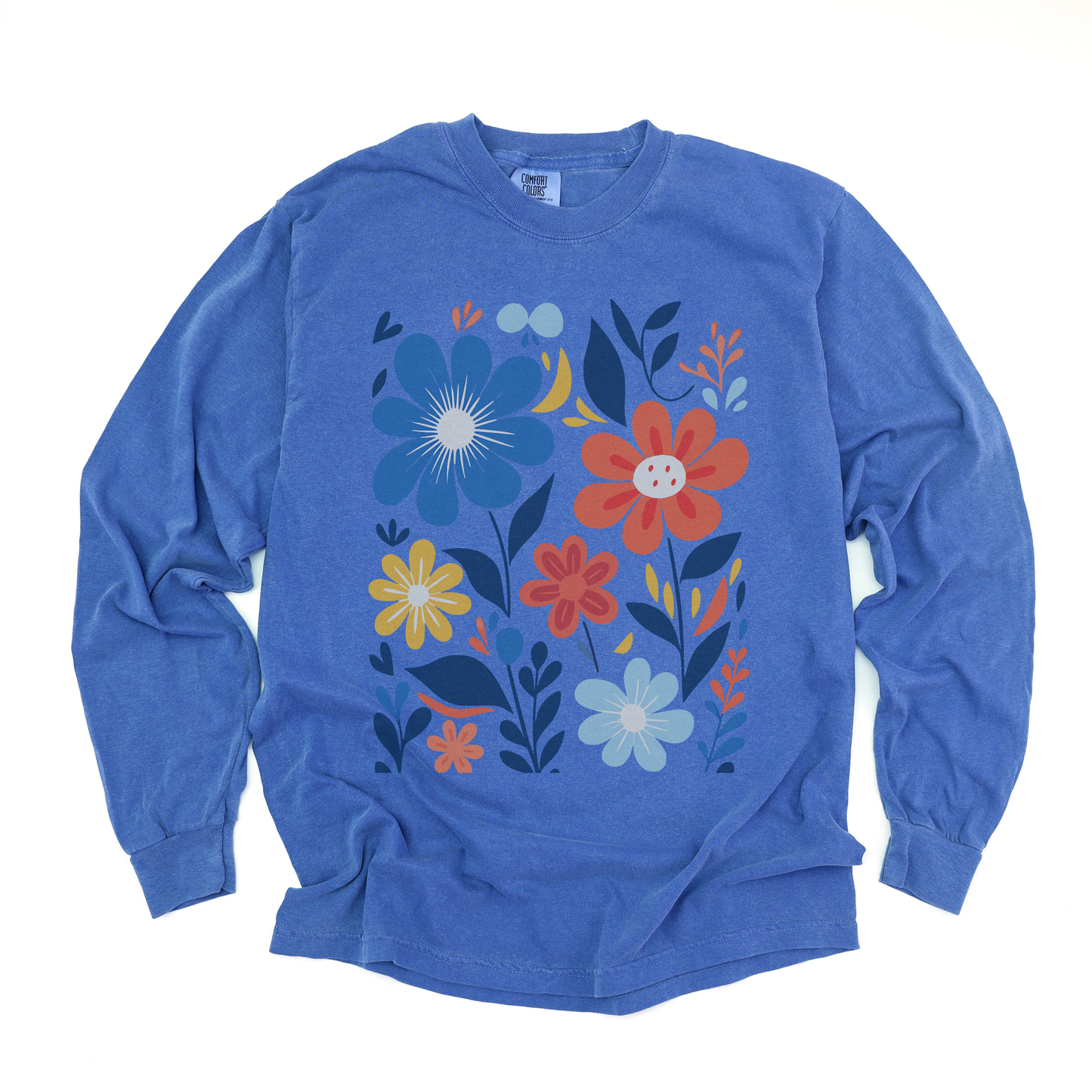Floral Riot - Comfort Colors Premium Long Sleeve T Shirt