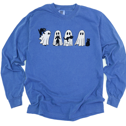 Scaredy Cats - Comfort Colors Premium Long Sleeve T Shirt