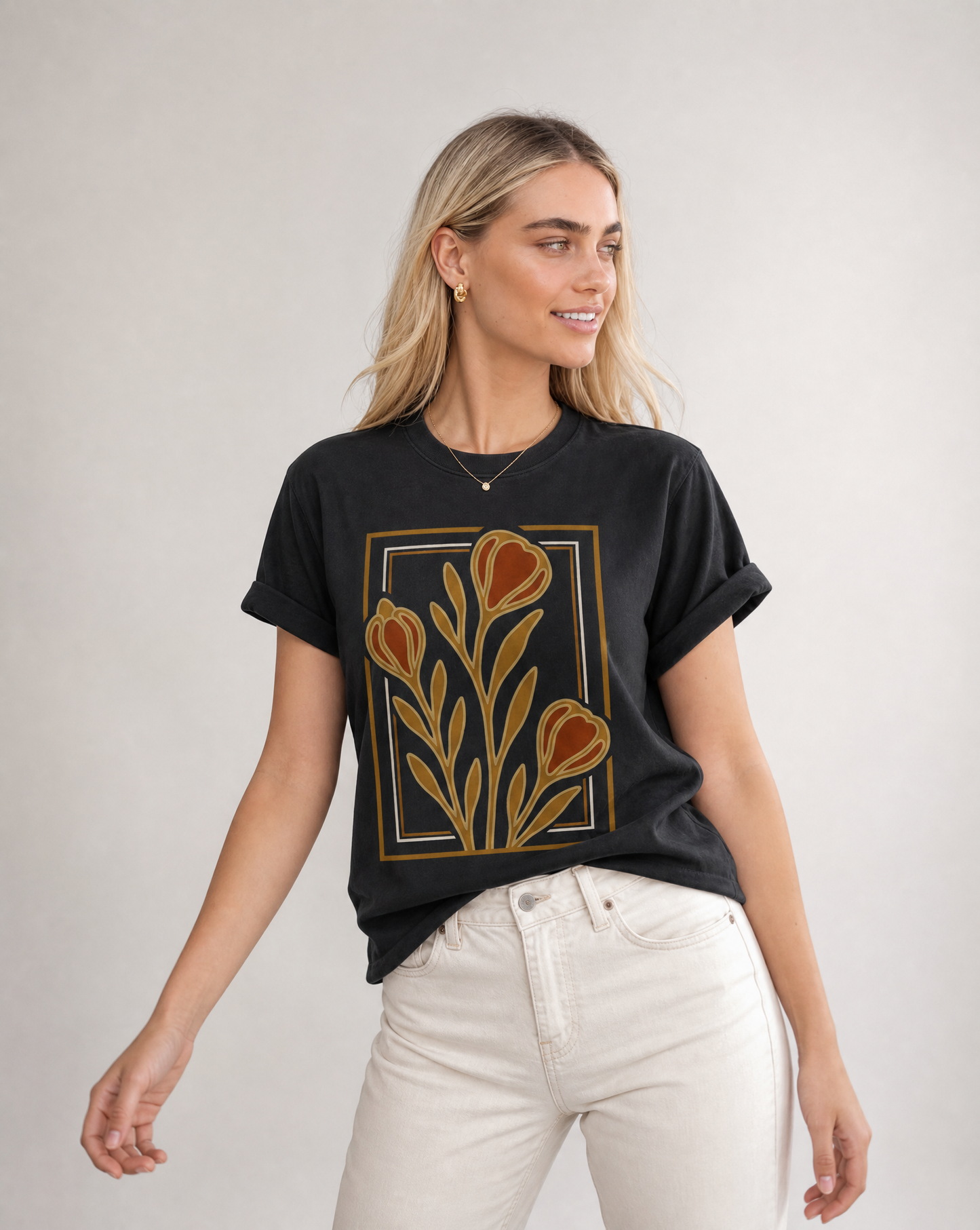 Floraison Noire -  Comfort Colors Relaxed Fit Premium T Shirt