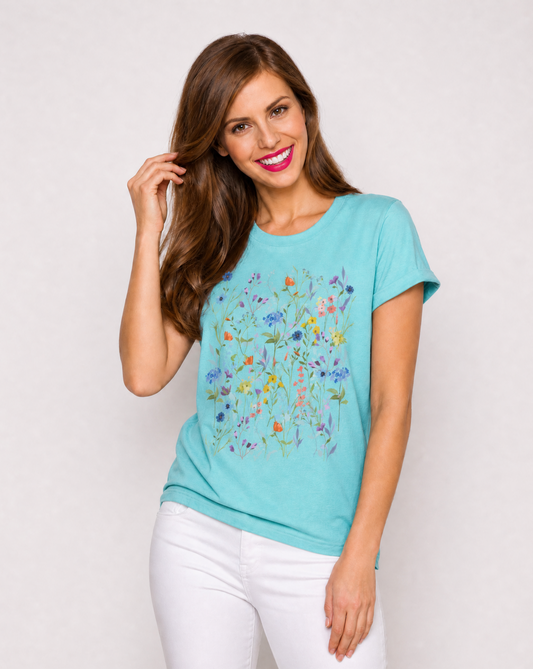 Floral Medley - Bella Canvas Super Soft T Shirt