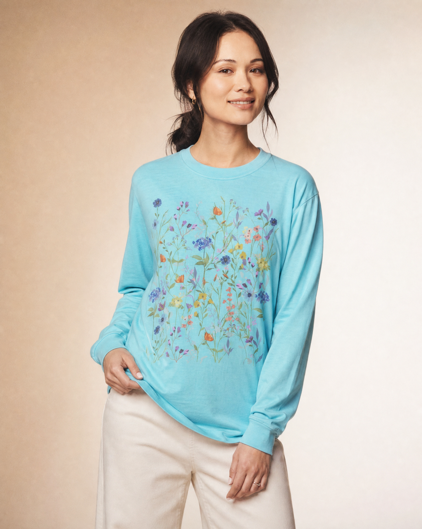 Floral Medley - Comfort Colors Premium Long Sleeve T Shirt