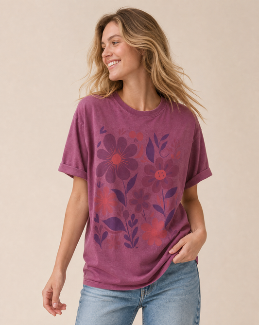 Floral Riot -  Comfort Colors Relaxed Fit Premium T Shirt