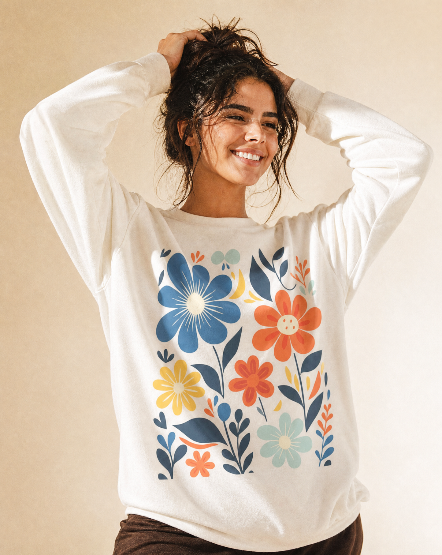 Floral Riot - Comfort Colors Premium Long Sleeve T Shirt