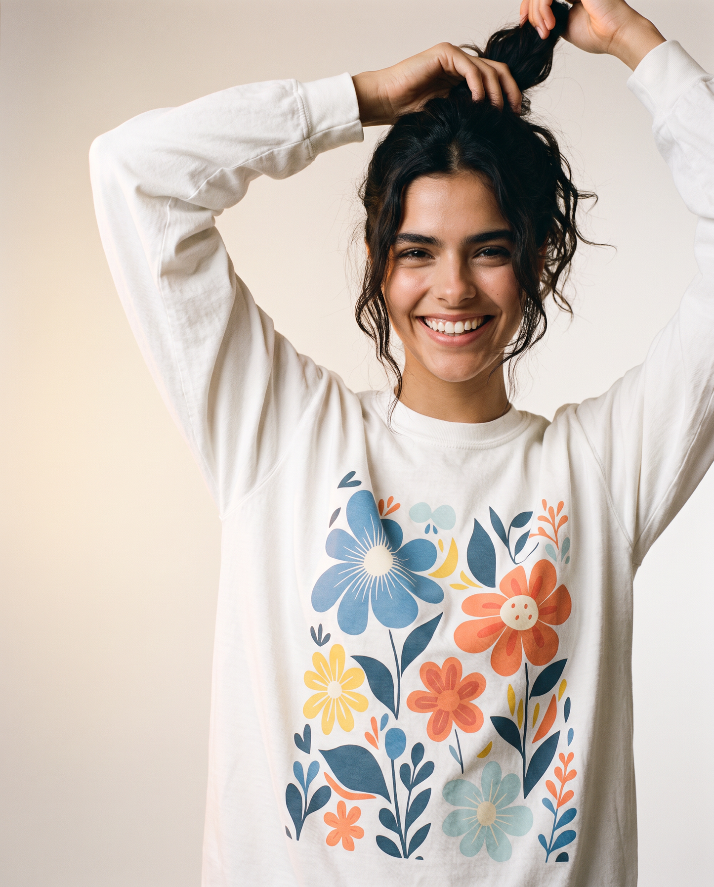 Floral Riot - Comfort Colors Premium Long Sleeve T Shirt
