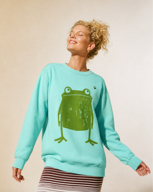 Frog - Comfort Colors Premium Heavyweight Sweatshirt