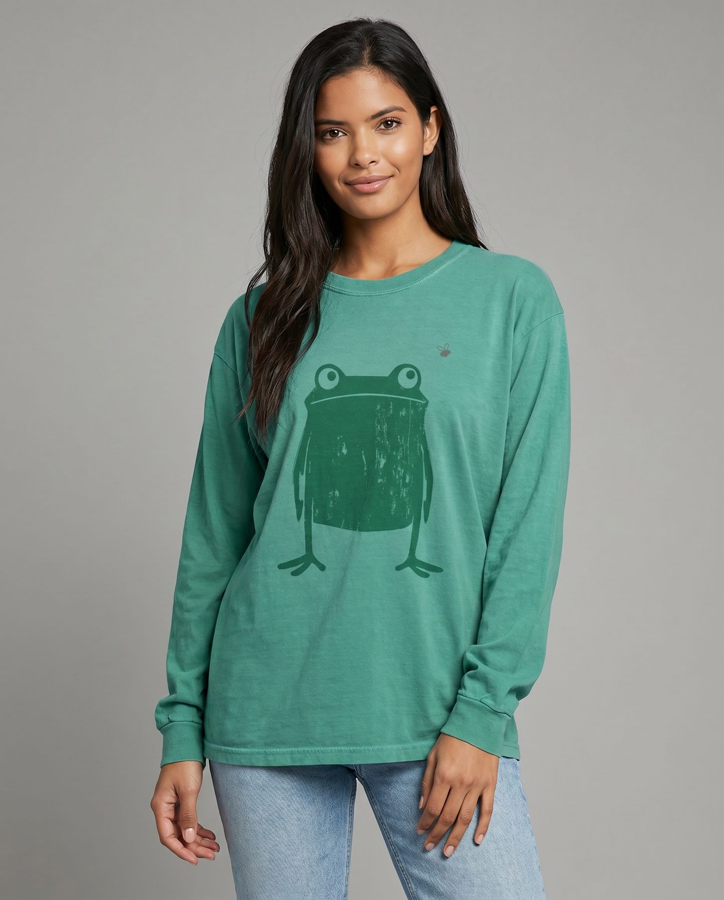 Frog - Comfort Colors Premium Long Sleeve T Shirt