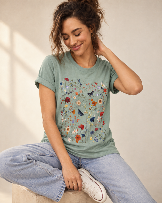 Garden of Joy - Bella Canvas Super Soft Straight Cut T shirt