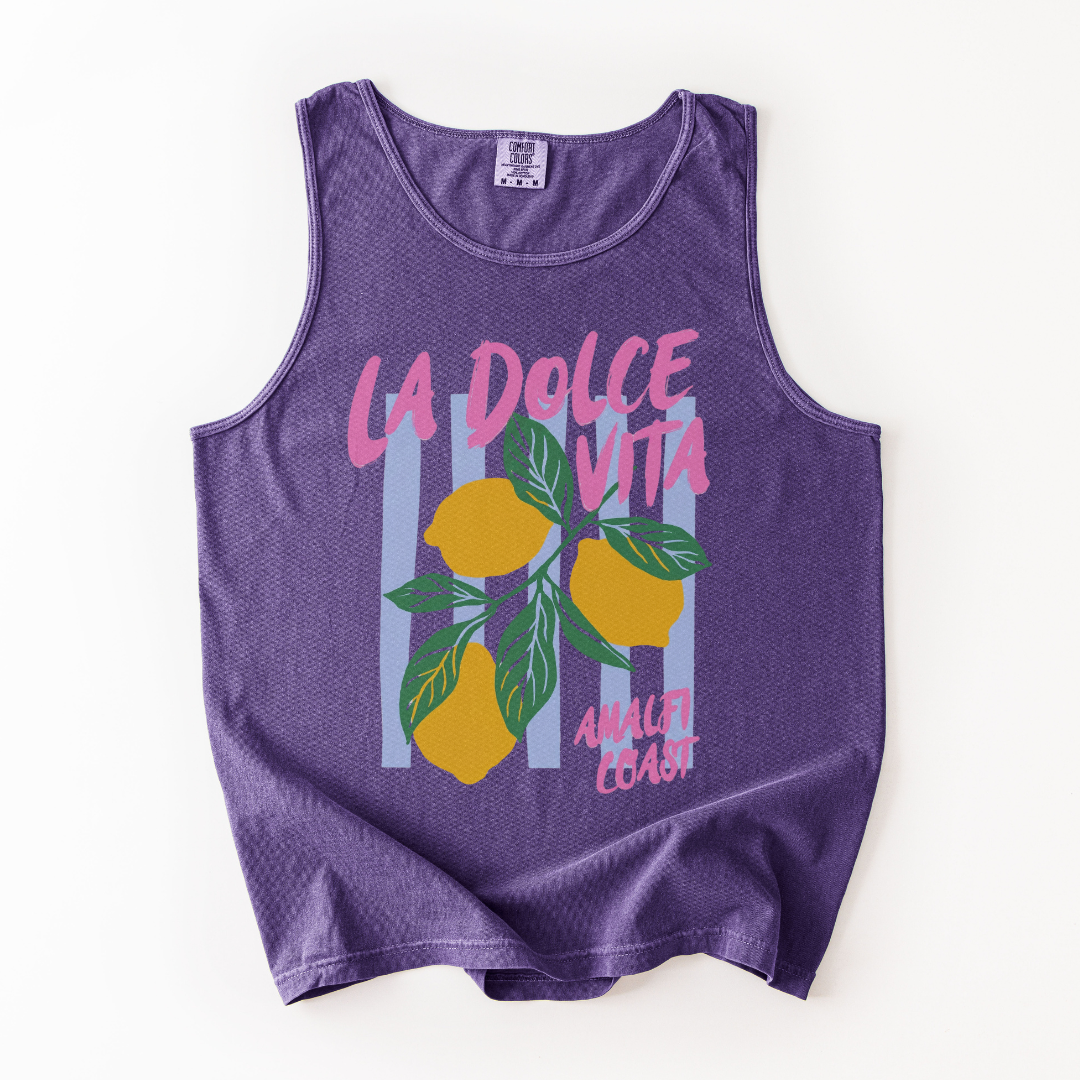 La Dolce Vita - Comfort Colors Premium Tank Top