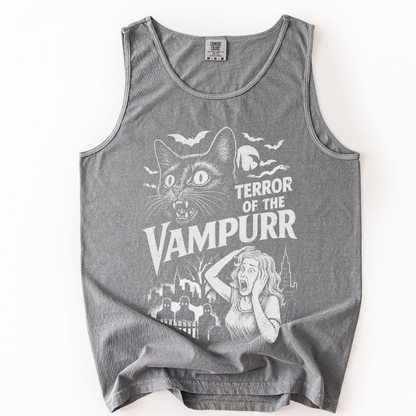 Terror Of The Vampurr - Comfort Colors Premium Tank Top