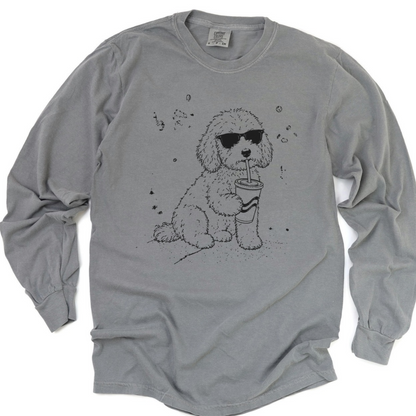 Soda Dog - Comfort Colors Long Sleeve Premium T Shirt