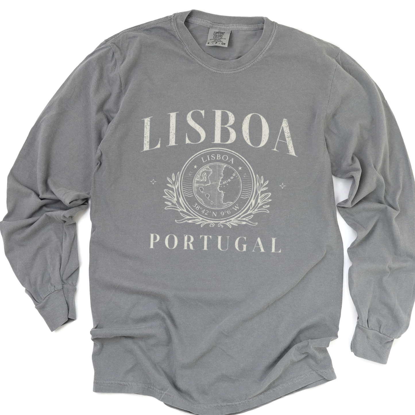 Lisboa Portugal - Comfort Colors Long Sleeve Premium T Shirt