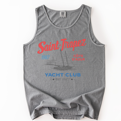 Saint Tropez Yacht Club - Comfort Colors Premium Tank Top