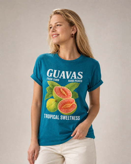 Guavas Tropical Sweetness Tee - Bella Canvas Super Soft T Shirt