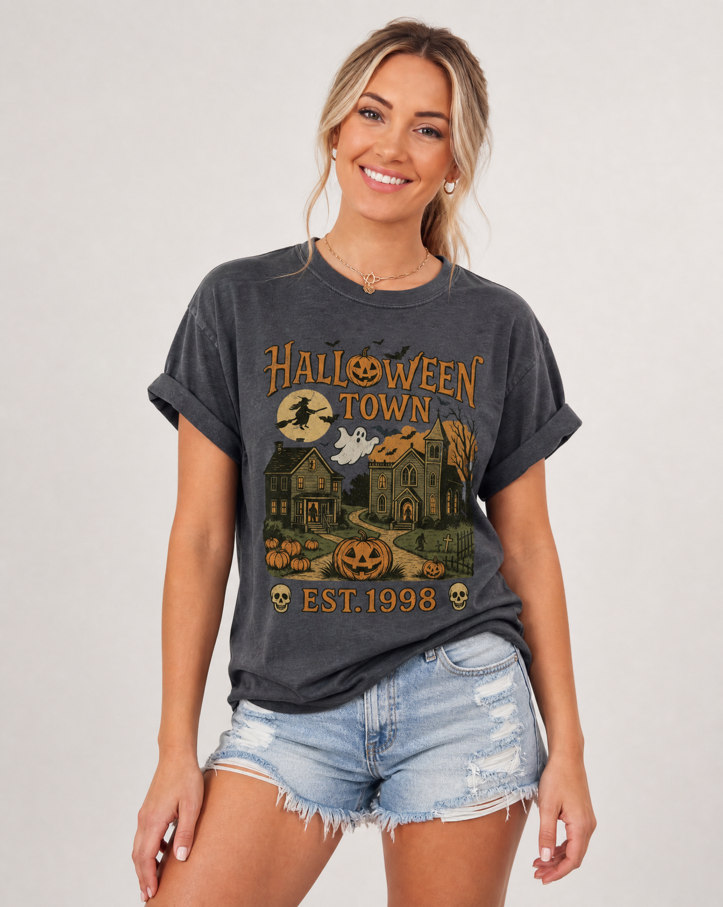 Halloween Town - Comfort Colors Relaxed Fit Premium T Shirt
