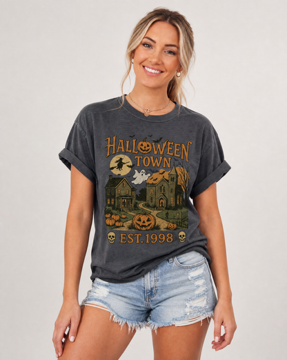Halloween Town - Comfort Colors Relaxed Fit Premium T Shirt