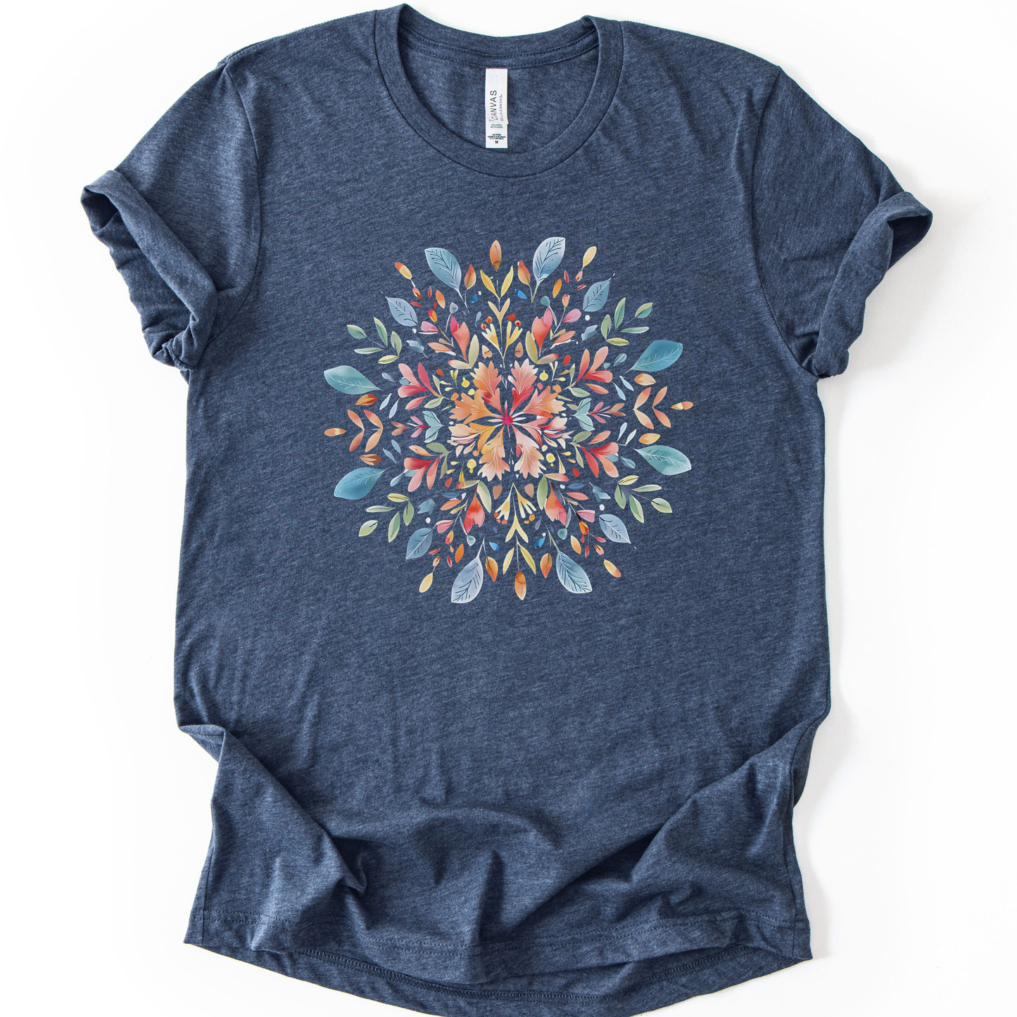 Plant Mandala - Bella Canvas Super Soft Standard Fit T Shirt