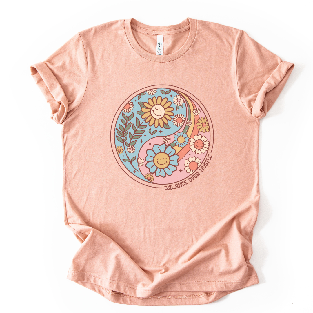 Flowers and Yang - Bella Canvas Super Soft Standard Fit T Shirt