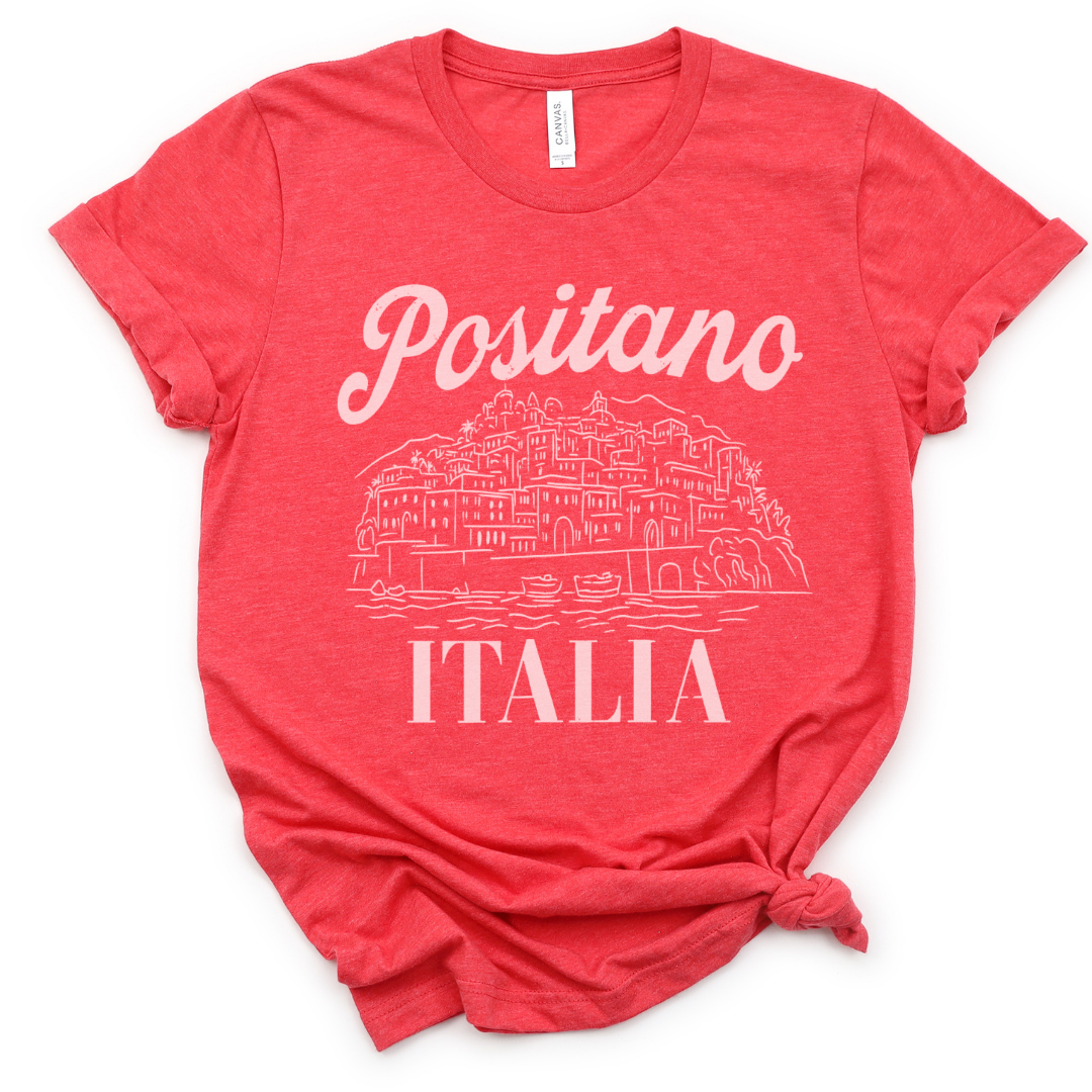 Positano - Bella Canvas Super Soft Straight Cut T shirt