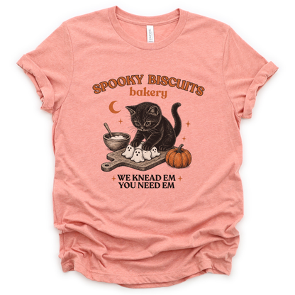 Spooky Biscuit Bakery - Bella Canvas Super Soft Straight Cut T shirt