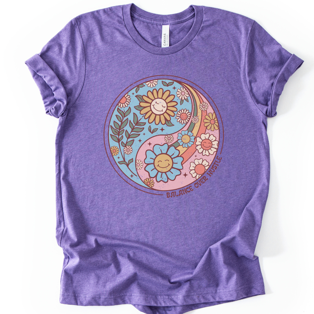 Flowers and Yang - Bella Canvas Super Soft Standard Fit T Shirt