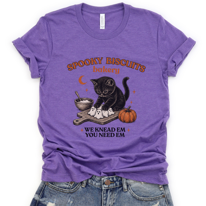 Spooky Biscuit Bakery - Bella Canvas Super Soft Straight Cut T shirt
