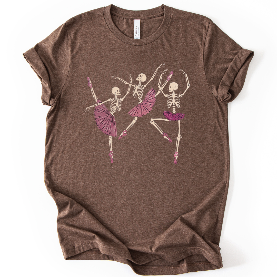 Skeleton Patch - Bella Canvas Super Soft Straight Cut T shirt