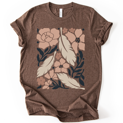 Feathers - Bella Canvas Super Soft Straight Cut T shirt