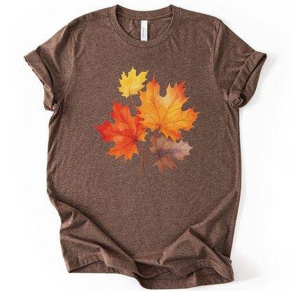 Autumn Leaves - Bella Canvas Super Soft T Shirt