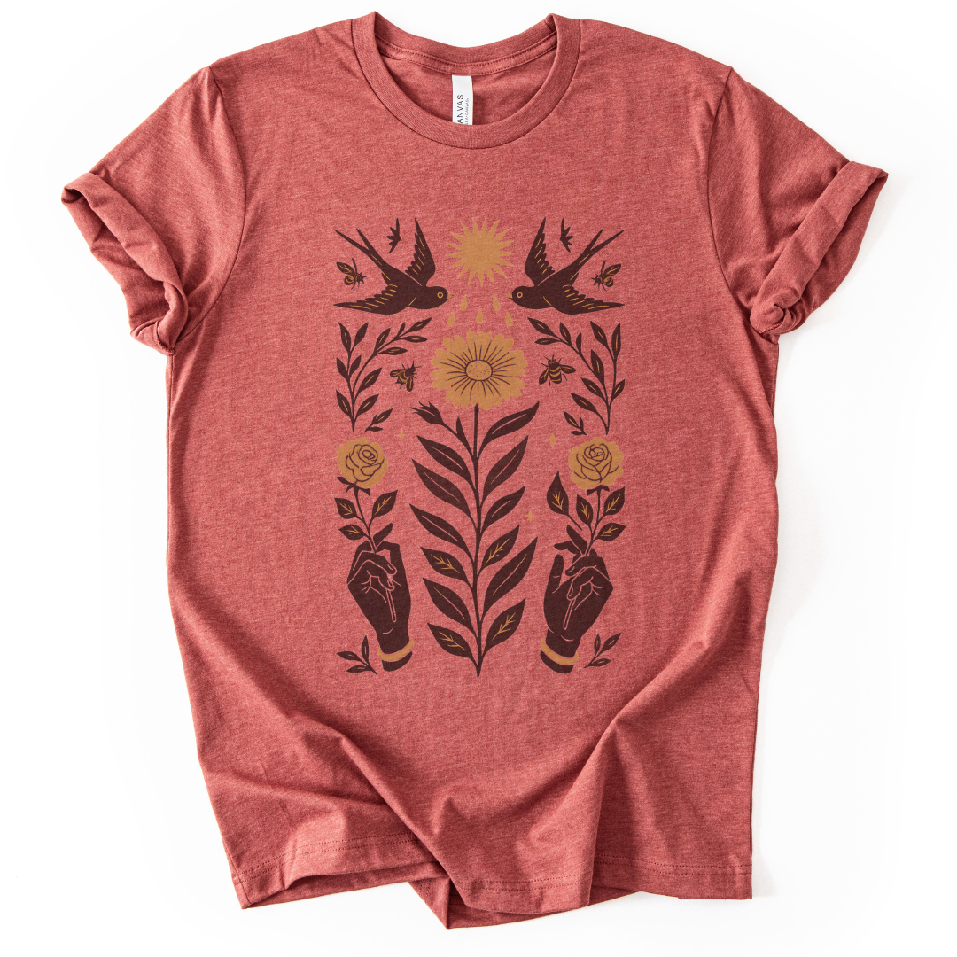 Sanctum Botanica - Bella Canvas Super Soft T Shirt
